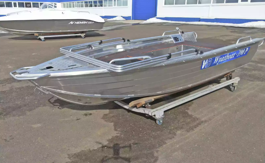 Алюминиевая лодка Wyatboat-390РМ в Новомосковске