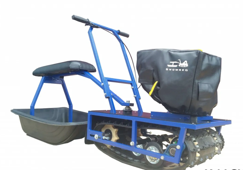 Мини-мотобуксировщик Альбатрос-М с фарой в Новомосковске