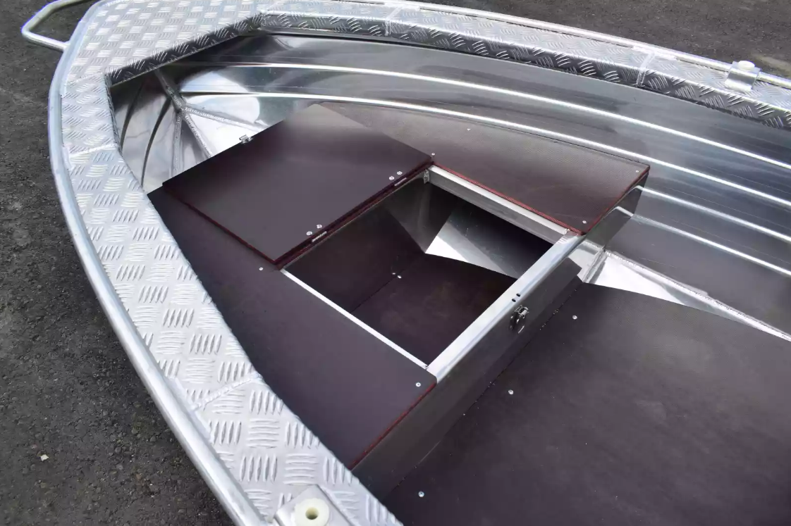 Алюминиевая лодка Wyatboat-390Р Увеличенный борт в Новомосковске