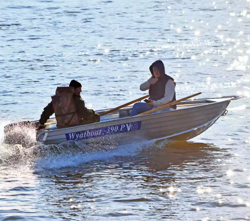 Алюминиевая лодка Wyatboat-390 P в Новомосковске