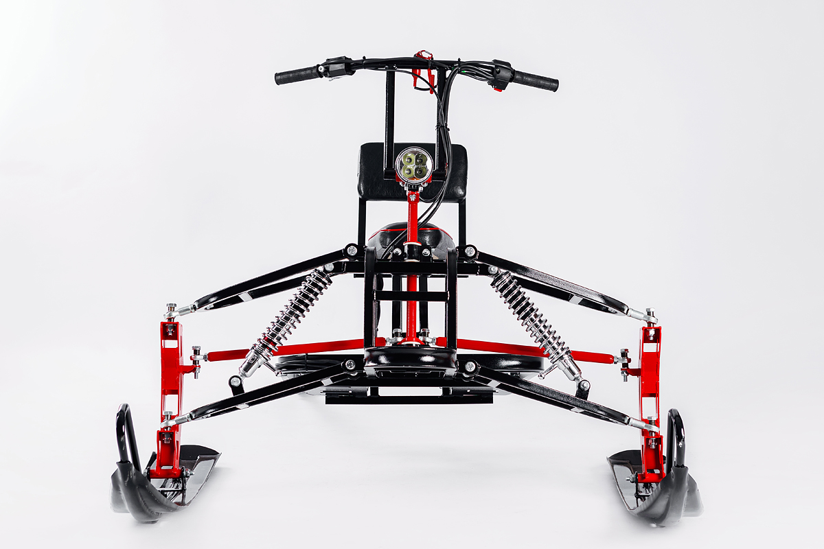 Лыжный модуль IKUDZO с подогревом ручек пластиковые лыжи в Новомосковске