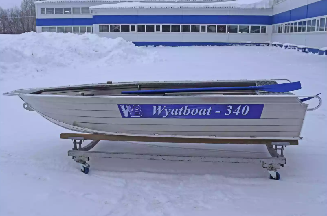 Алюминиевая лодка Wyatboat-340 Р в Новомосковске