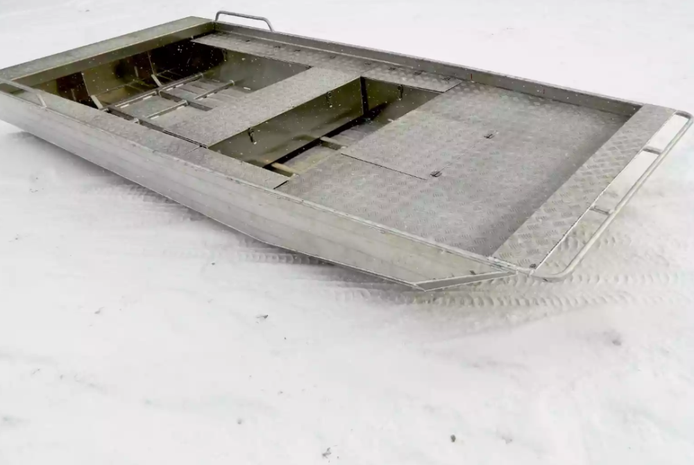 Алюминиевая лодка Wyatboat-390 Jonboat в Новомосковске