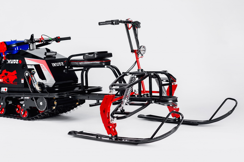 Лыжный модуль IKUDZO с подогревом ручек металлические лыжи в Новомосковске