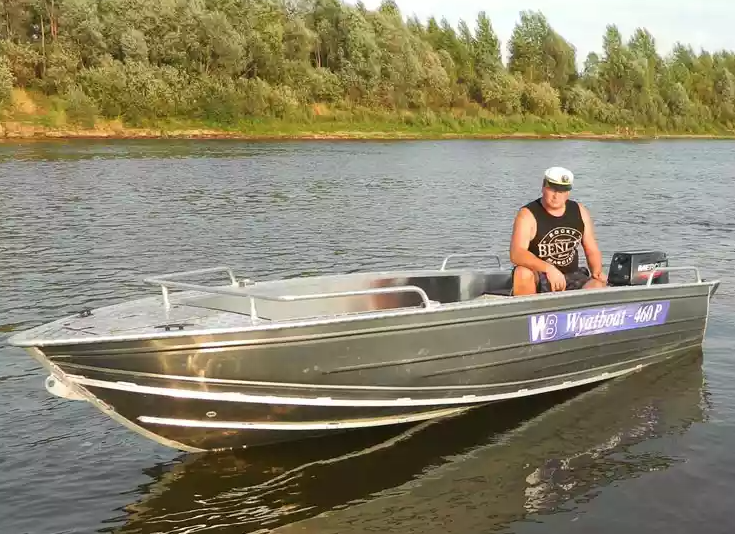 Алюминиевая лодка Wyatboat-460 P в Новомосковске