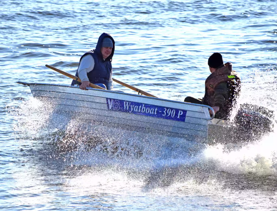 Алюминиевая лодка Wyatboat-390 P в Новомосковске