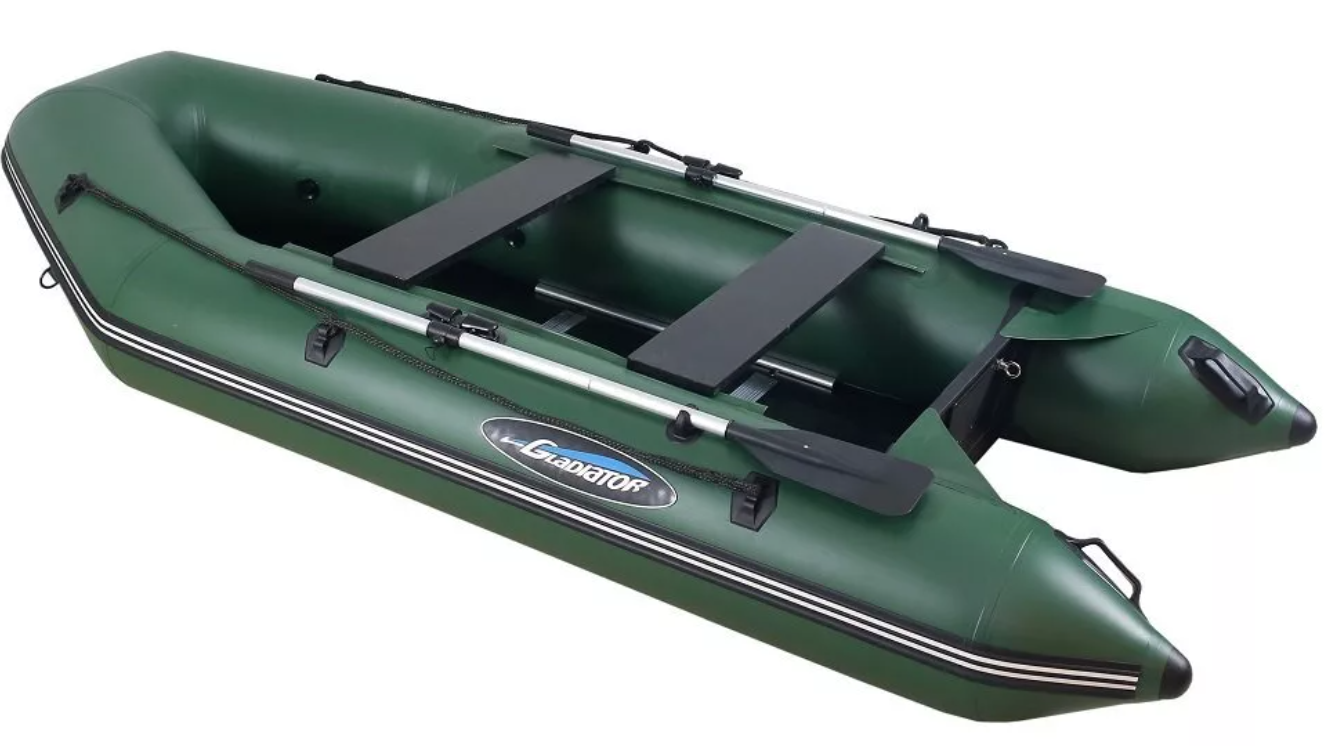 МОТОРНО-ГРЕБНАЯ ЛОДКА ПВХ GLADIATOR A 280 ТК С ФАНЕРНЫМ ДНОМ в Новомосковске