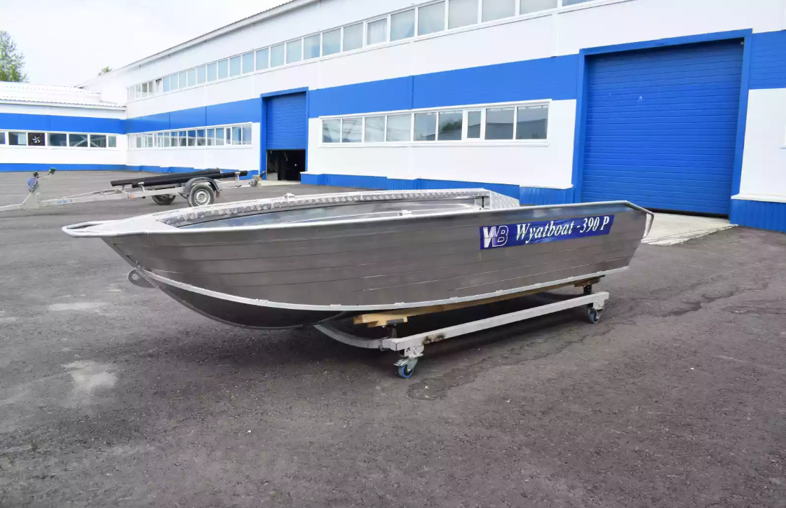 Алюминиевая лодка Wyatboat-390Р Увеличенный борт в Новомосковске