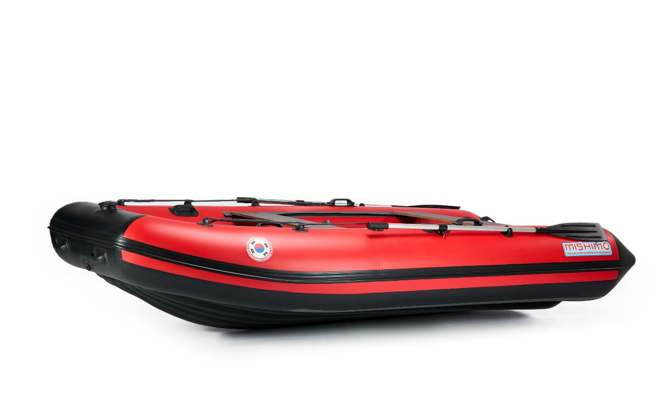 КОМПЛЕКТ ЛОДКА MISHIMO RAPID 380 PRO+ ЛОДОЧНЫЙ МОТОР MARLIN MP 9.9 (20) AMHS PROLINE FORCE в Новомосковске