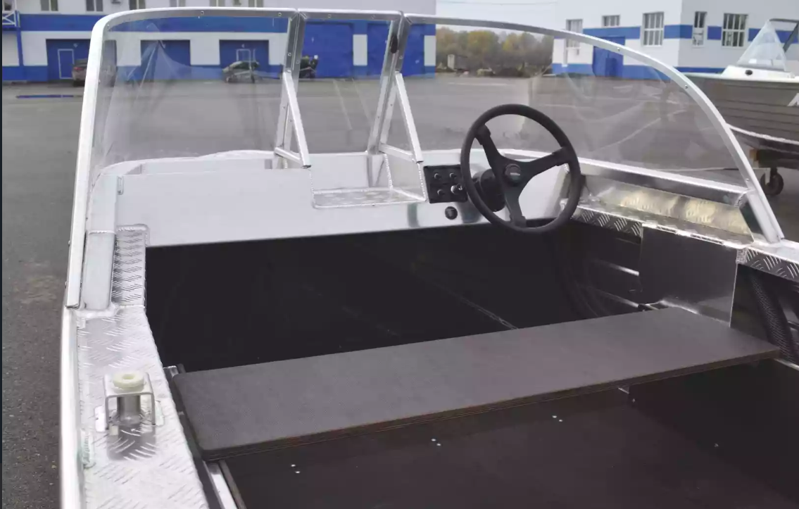 Алюминиевая лодка Wyatboat-390 Pro в Новомосковске