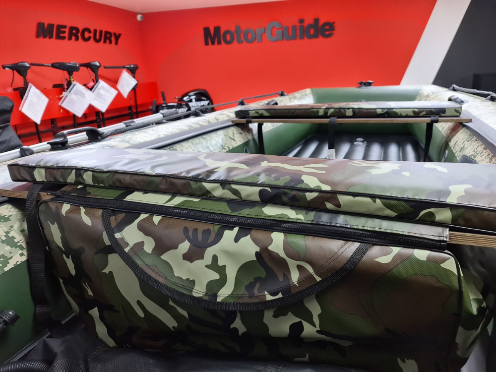 КОМПЛЕКТ МЯГКИХ НАКЛАДОК С СУМКОЙ ДЛЯ ЛОДОК 105Х20 КАМУФЛЯЖ в Новомосковске