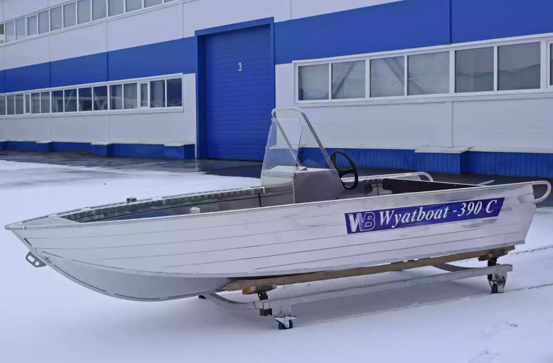 Алюминиевая лодка Wyatboat-390 C в Новомосковске