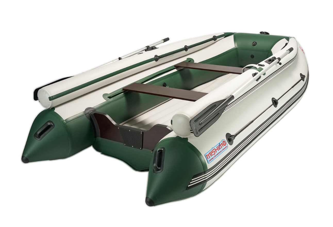 КОМПЛЕКТ ЛОДКА MISHIMO FAMILY LITE 370 + МОТОР MARLIN MP 9.9 AMHS PROLINE FORCE в Новомосковске