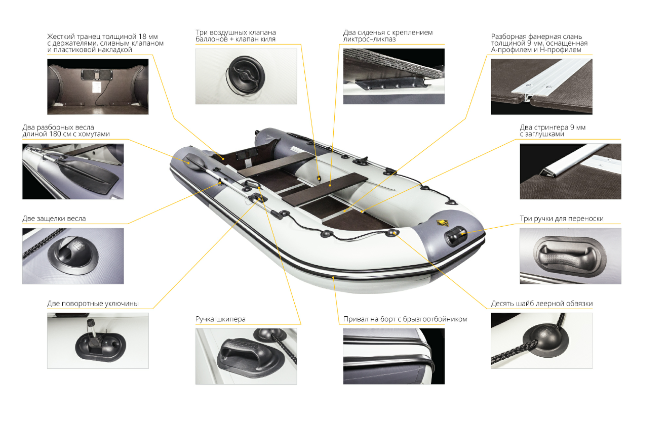 Лодка Ривьера Компакт 3600 СК в Новомосковске