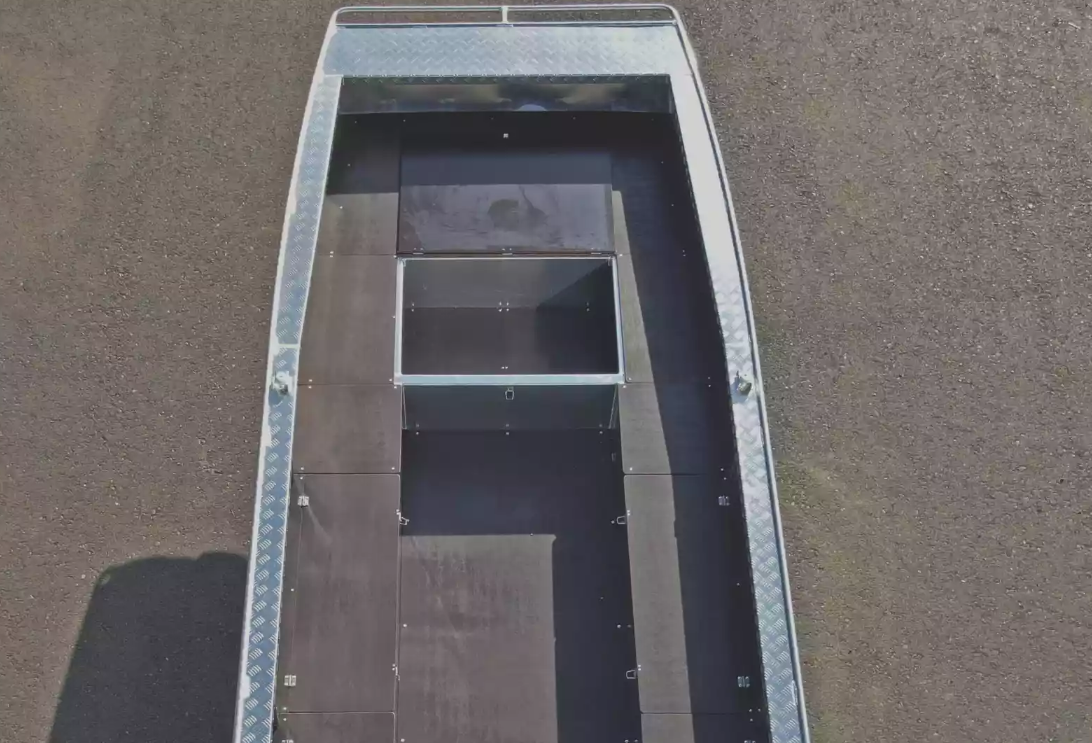 Алюминиевая лодка Wyatboat-490 Jonboat в Новомосковске