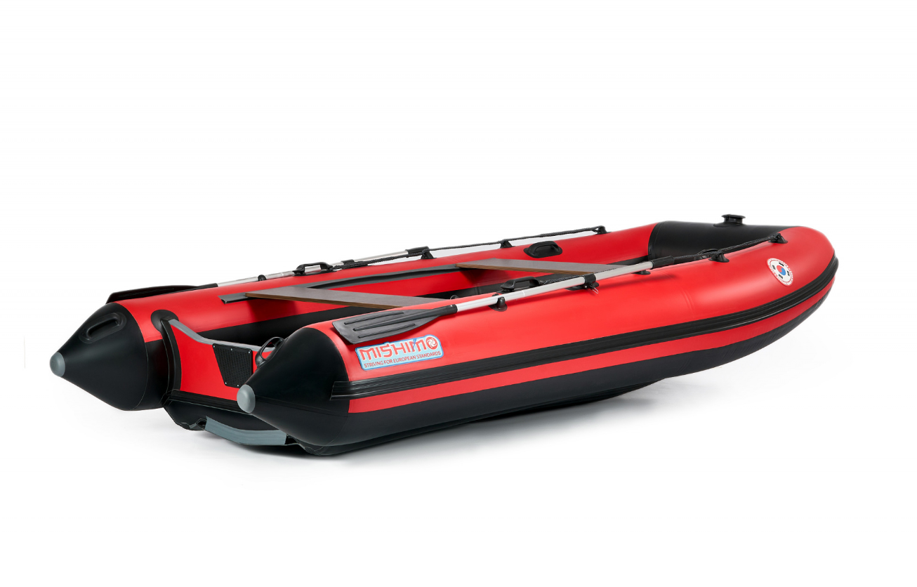 КОМПЛЕКТ ЛОДКА MISHIMO RAPID 380 + ЛОДОЧНЫЙ МОТОР MARLIN MP 9.9 (20) AMHS PROLINE FORCE в Новомосковске