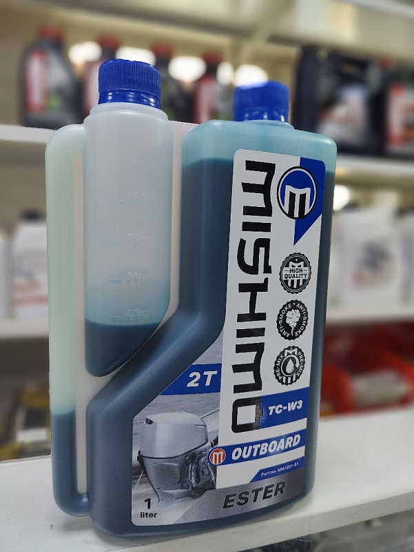 Масло MISHIMO 2T OUTBOARD (ESTER) полусинтетика 1 л в Новомосковске