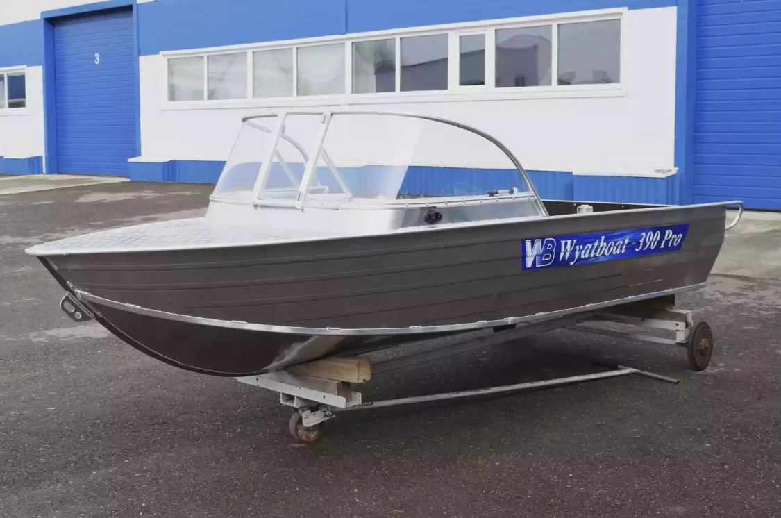 Алюминиевая лодка Wyatboat-390 Pro в Новомосковске