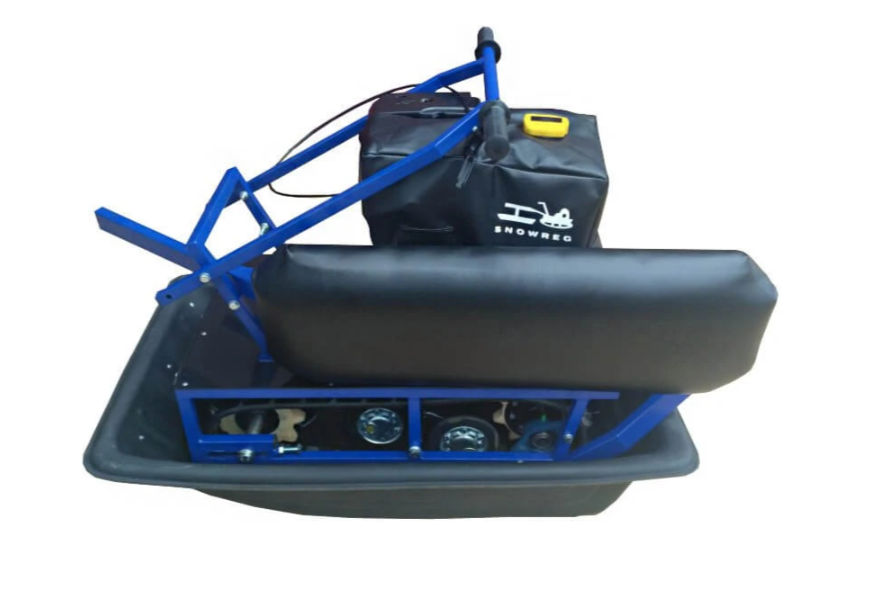 Мини-мотобуксировщик Альбатрос-М с фарой в Новомосковске