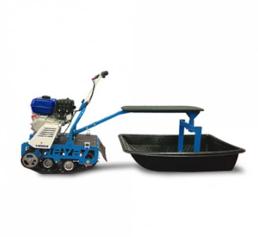 Мотобуксировщик НЕВА МС-1К с санями и сиденьем в Новомосковске