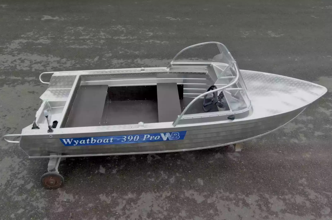 Алюминиевая лодка Wyatboat-390 Pro в Новомосковске