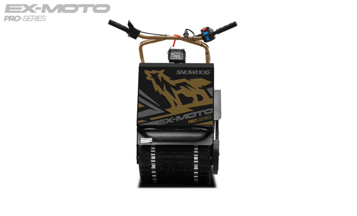 Мотобуксировщик EX-MOTO SNOWDOG S380 8л.с. в Новомосковске