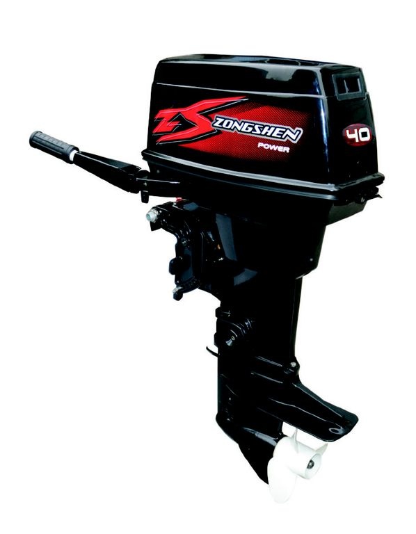 Лодочный мотор Zongshen T40 (+руль+пульт) в Новомосковске