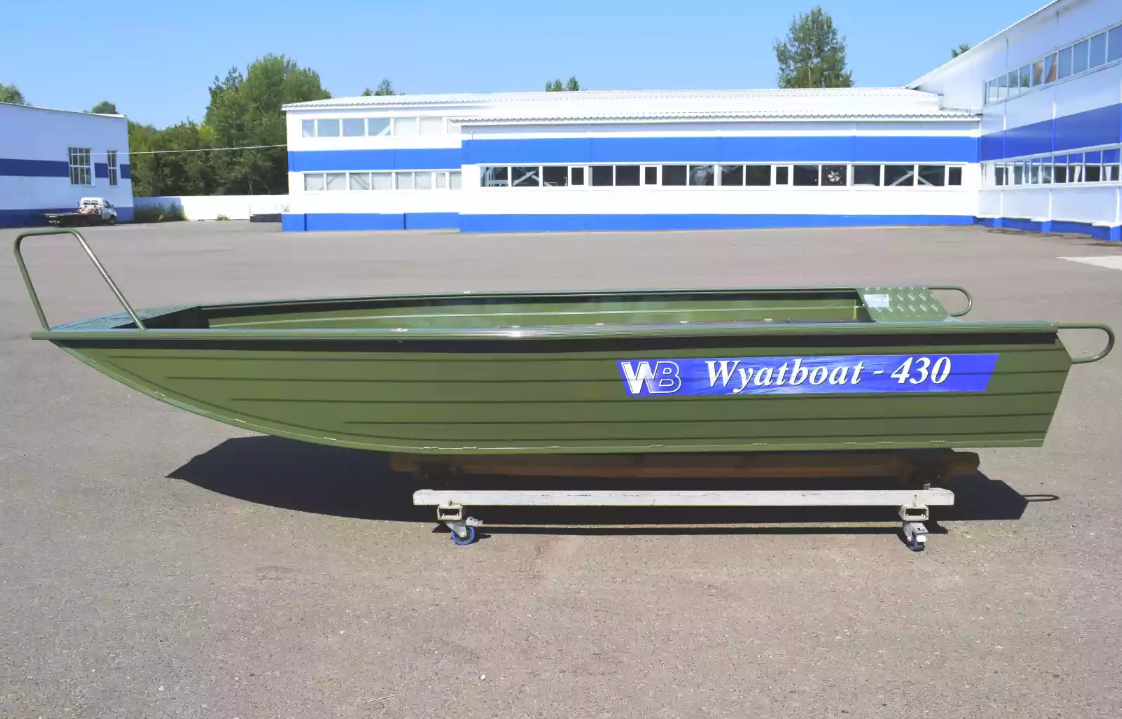 Алюминиевая лодка  Wyatboat-430 Master Fish в Новомосковске