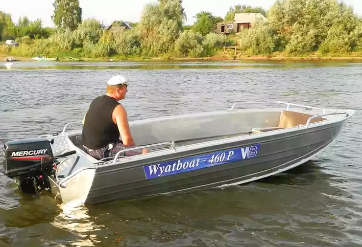 Алюминиевая лодка Wyatboat-460 P в Новомосковске