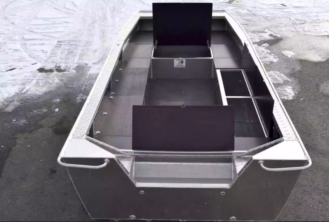 Алюминиевая лодка Wyatboat-490 Jonboat в Новомосковске