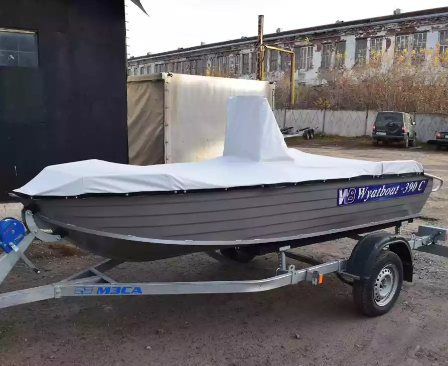 Алюминиевая лодка Wyatboat-390 C в Новомосковске