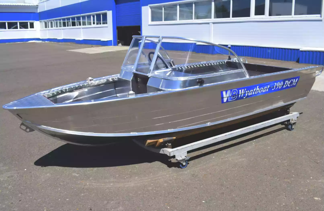 Алюминиевая лодка Wyatboat-390 DCM в Новомосковске