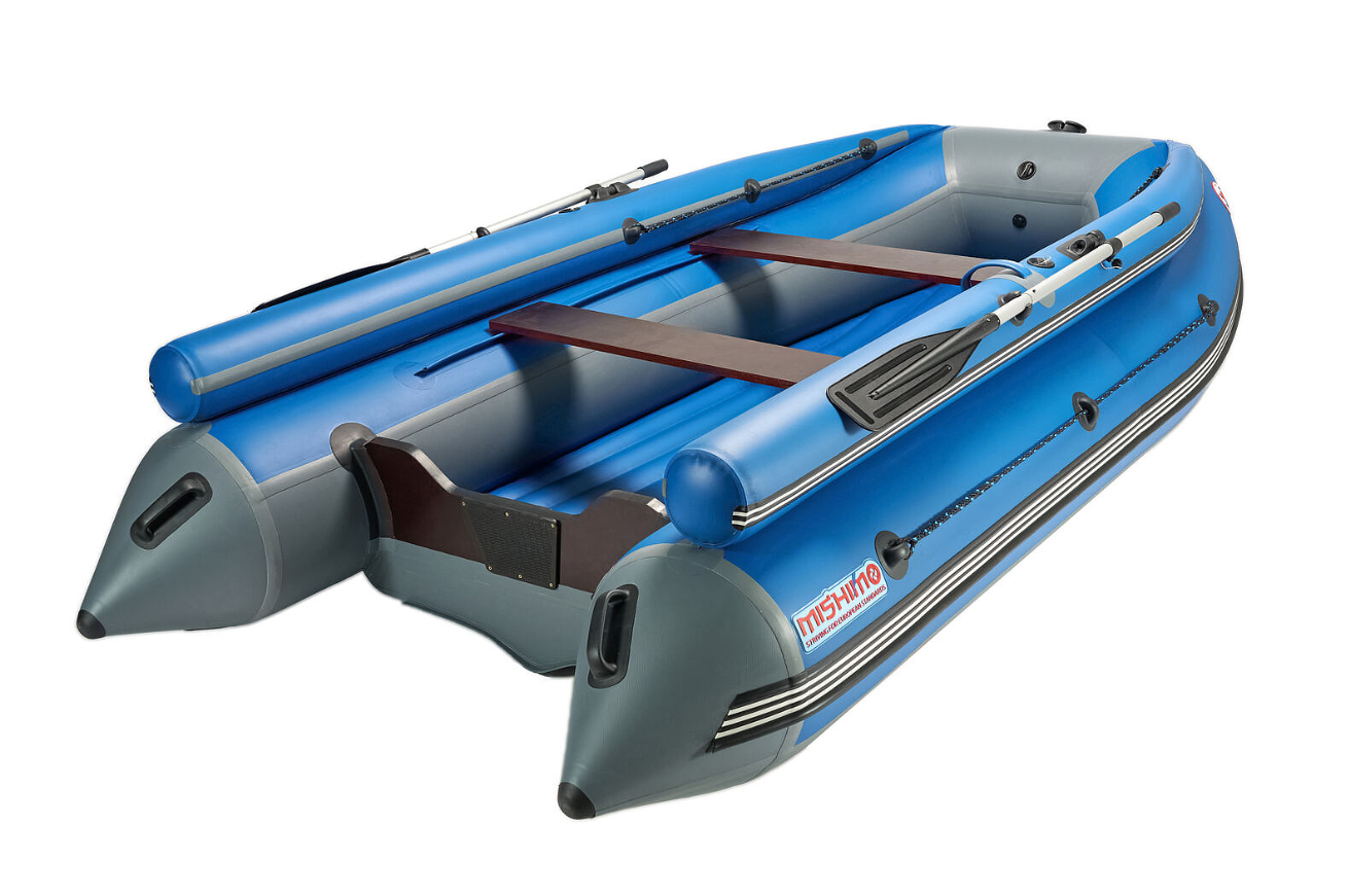 КОМПЛЕКТ ЛОДКА MISHIMO FAMILY LITE 370 + МОТОР MARLIN MP 9.9 AMHS PROLINE FORCE в Новомосковске