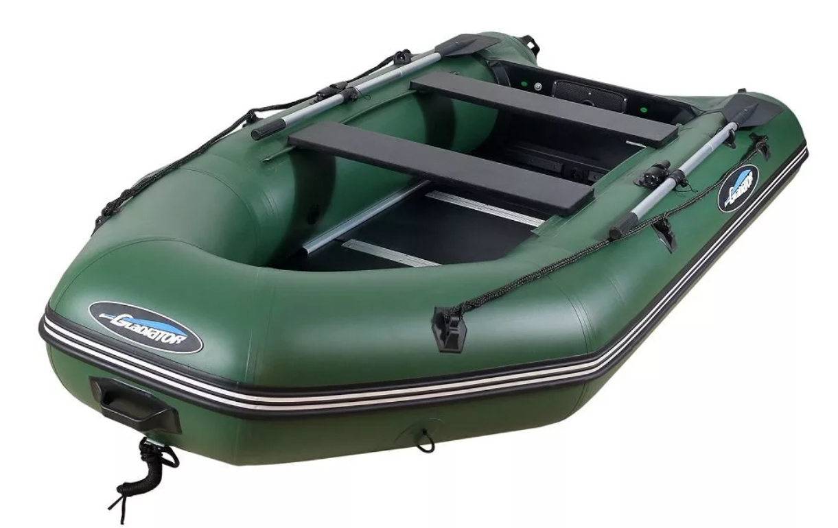 МОТОРНО-ГРЕБНАЯ ЛОДКА ПВХ GLADIATOR A 280 ТК С ФАНЕРНЫМ ДНОМ в Новомосковске
