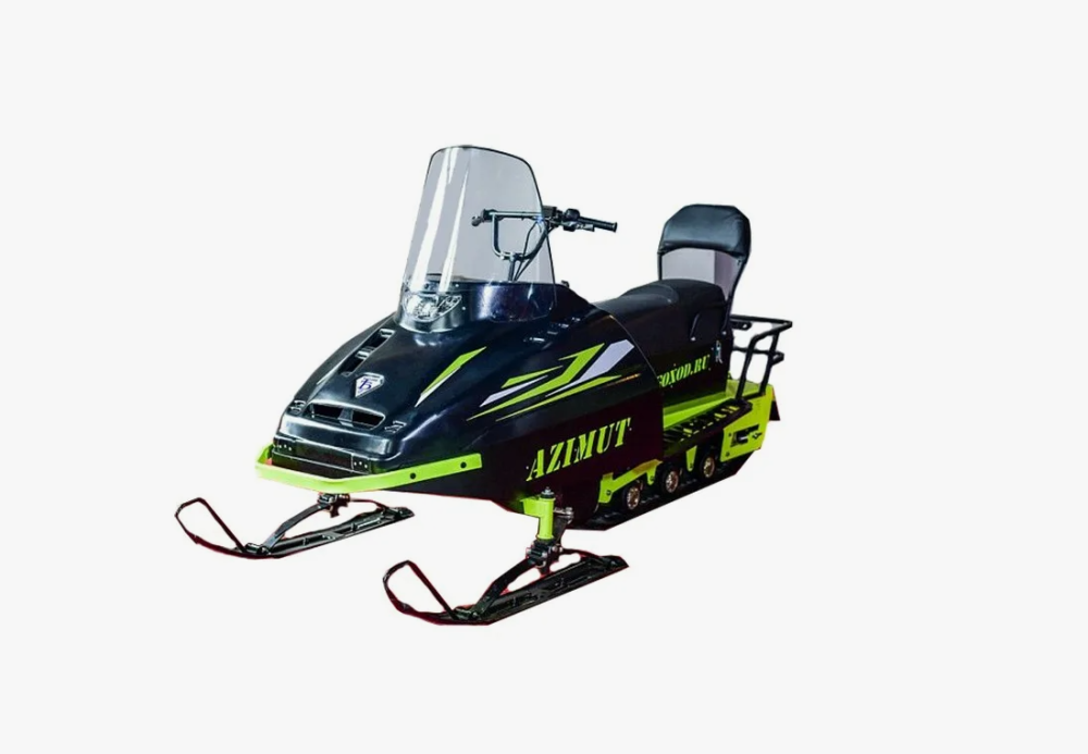 Миниснегоход Бурлак Азимут 20 л.с. , эл.запуск, реверс, тормоз гидравл, капот черный в Новомосковске