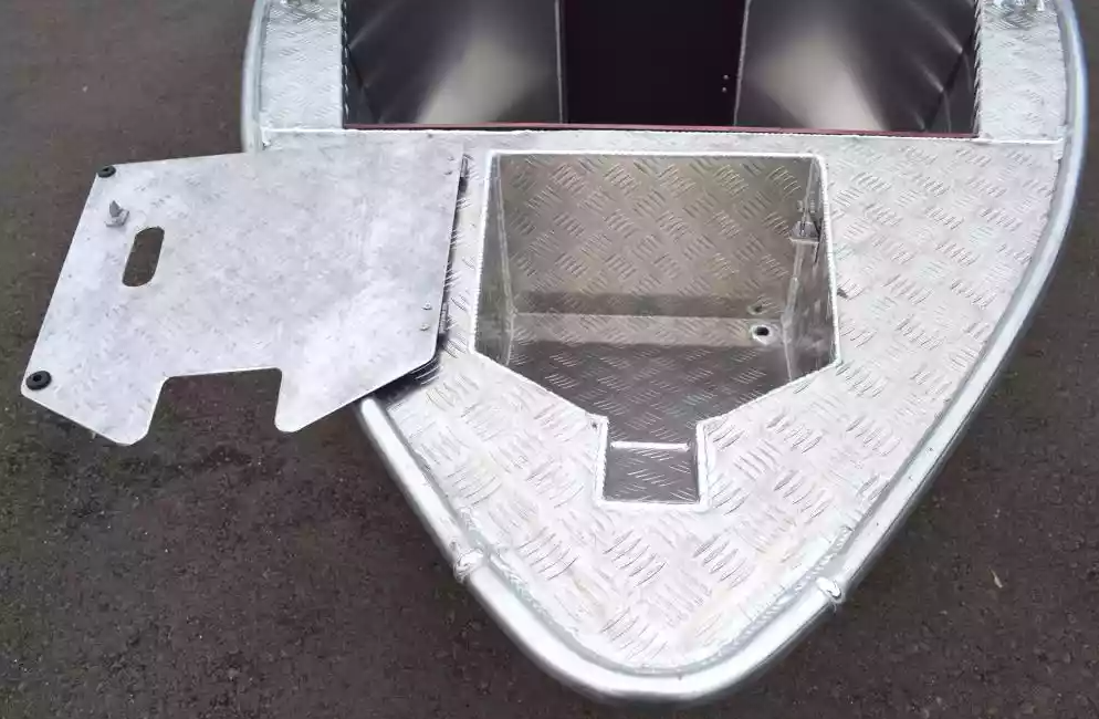 Алюминиевая лодка Wyatboat-390 DCM Увеличенный борт в Новомосковске