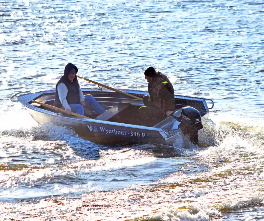 Алюминиевая лодка Wyatboat-390 P в Новомосковске