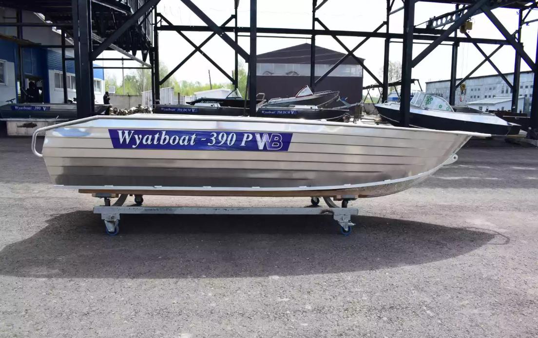 Алюминиевая лодка Wyatboat-390Р Увеличенный борт в Новомосковске