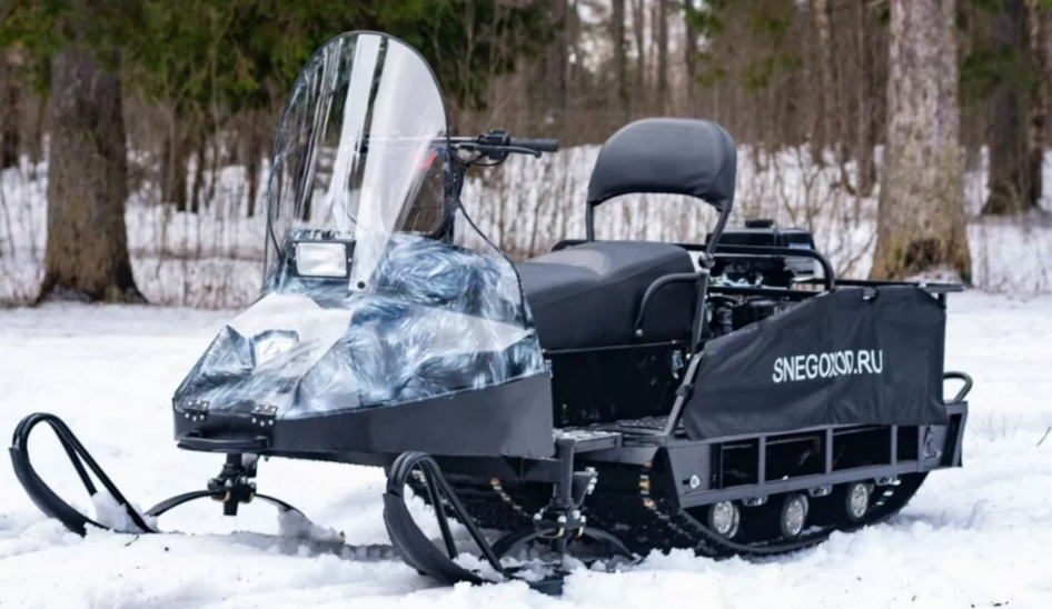 Миниснегоход Егерь Экспедитор 20 л.с. , реверс, тормоз, капот белый в Новомосковске