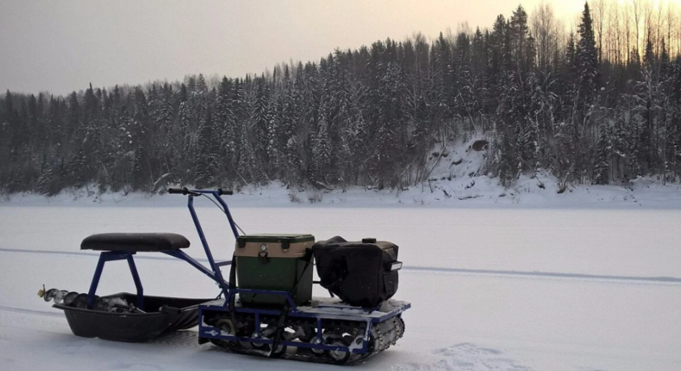 Мотобуксировщик Альбатрос-L 8 с фарой в Новомосковске