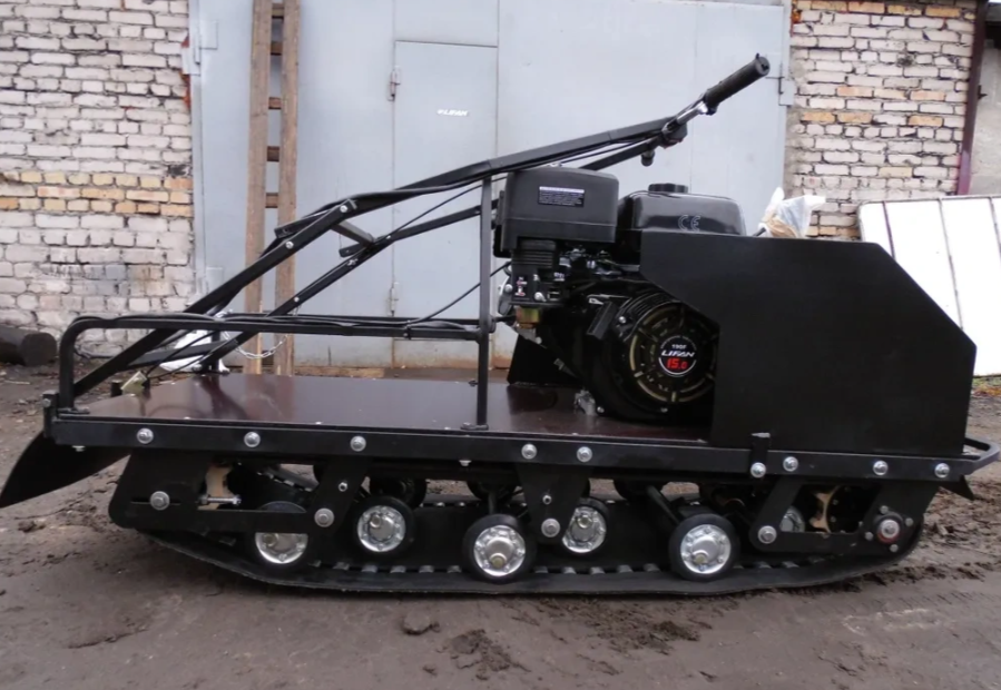 Мотобуксировщик AhtaR Зима 9 л/с с вариатором в Новомосковске