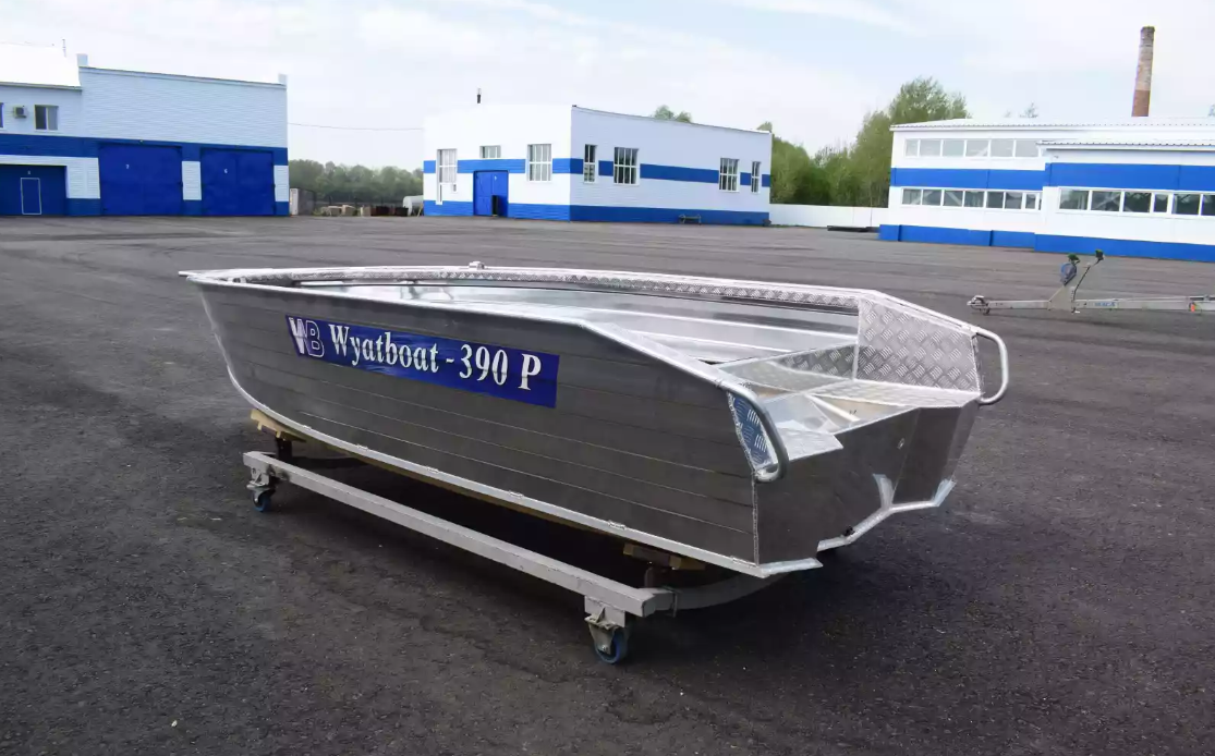 Алюминиевая лодка Wyatboat-390Р Увеличенный борт в Новомосковске