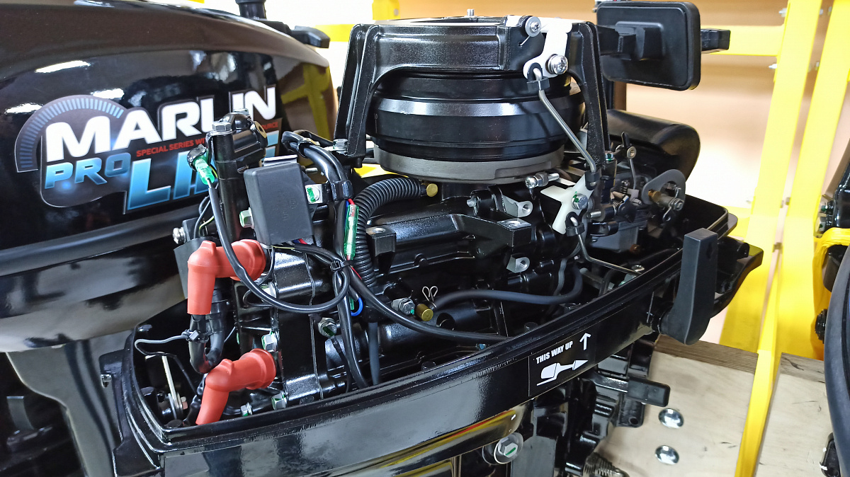 КОМПЛЕКТ Лодка MISHIMO PRO 350 + ЛОДОЧНЫЙ МОТОР MARLIN MP 9.9 (20) AMHS PRO в Новомосковске