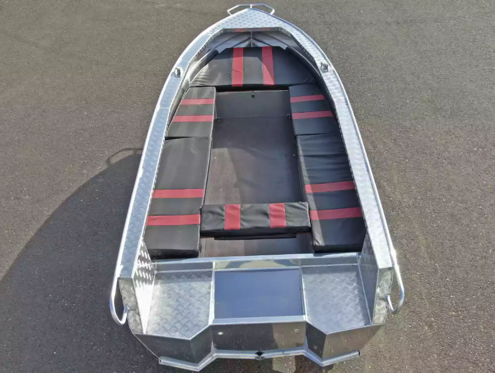Алюминиевая лодка Wyatboat-390РМ увеличенный борт в Новомосковске
