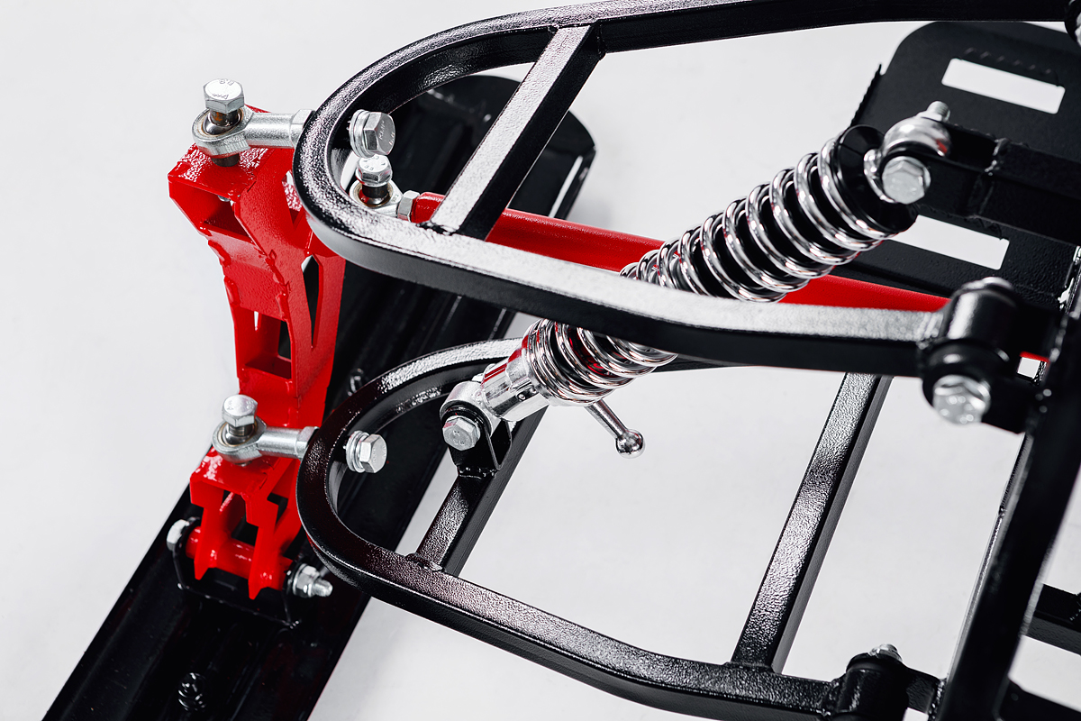 Лыжный модуль IKUDZO с подогревом ручек пластиковые лыжи в Новомосковске