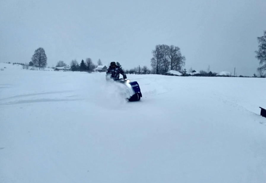 Мотобуксировщик Альбатрос-XLV 9 мини, тележки, 1250 мм в Новомосковске