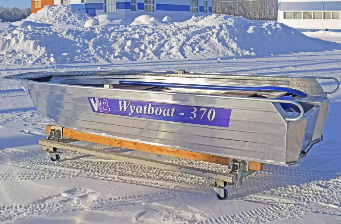 Алюминиевая лодка Wyatboat-370 Р FISH в Новомосковске