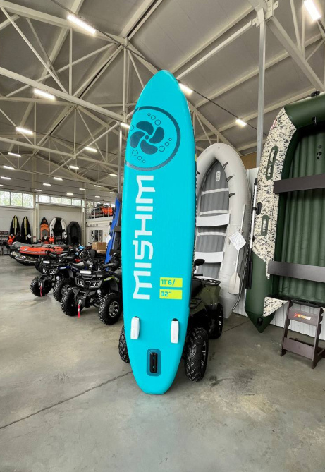 SUP (САП) Доска MISHIMO PRO-MAX Light Teal 11’ (335см) в Новомосковске