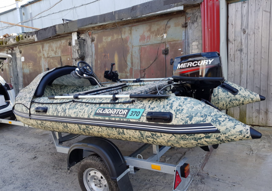 НАДУВНАЯ ЛОДКА GLADIATOR C370AL в Новомосковске