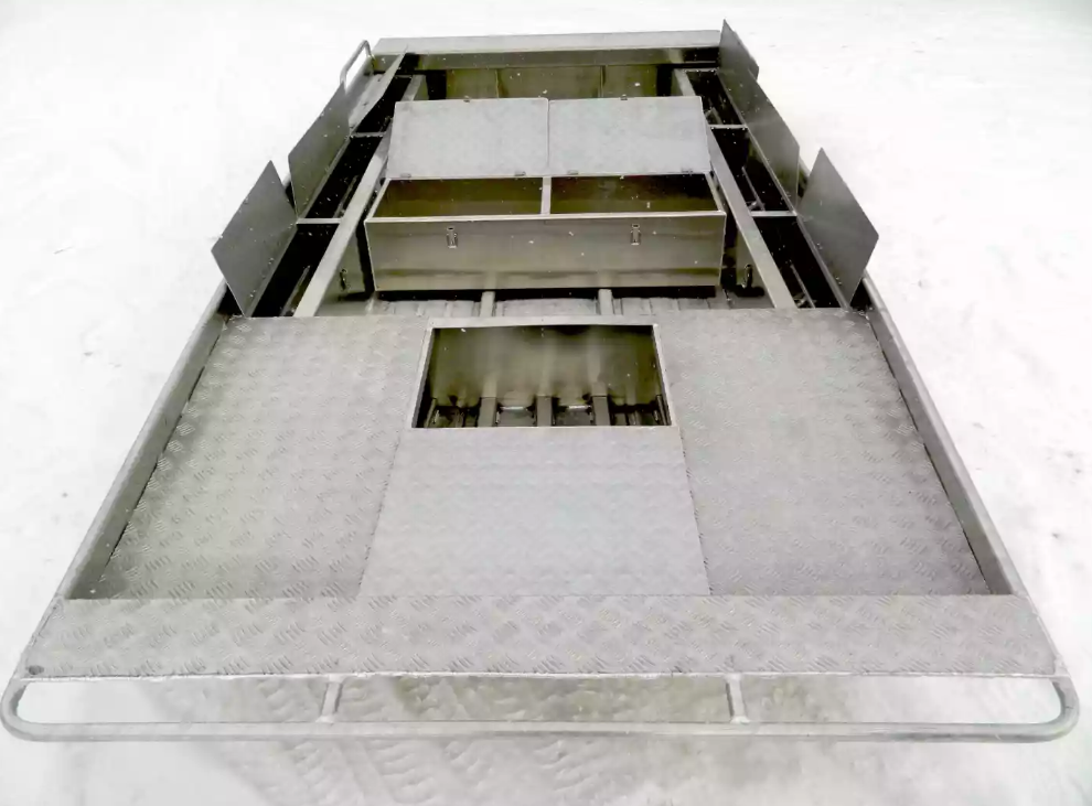 Алюминиевая лодка Wyatboat-390 Jonboat в Новомосковске